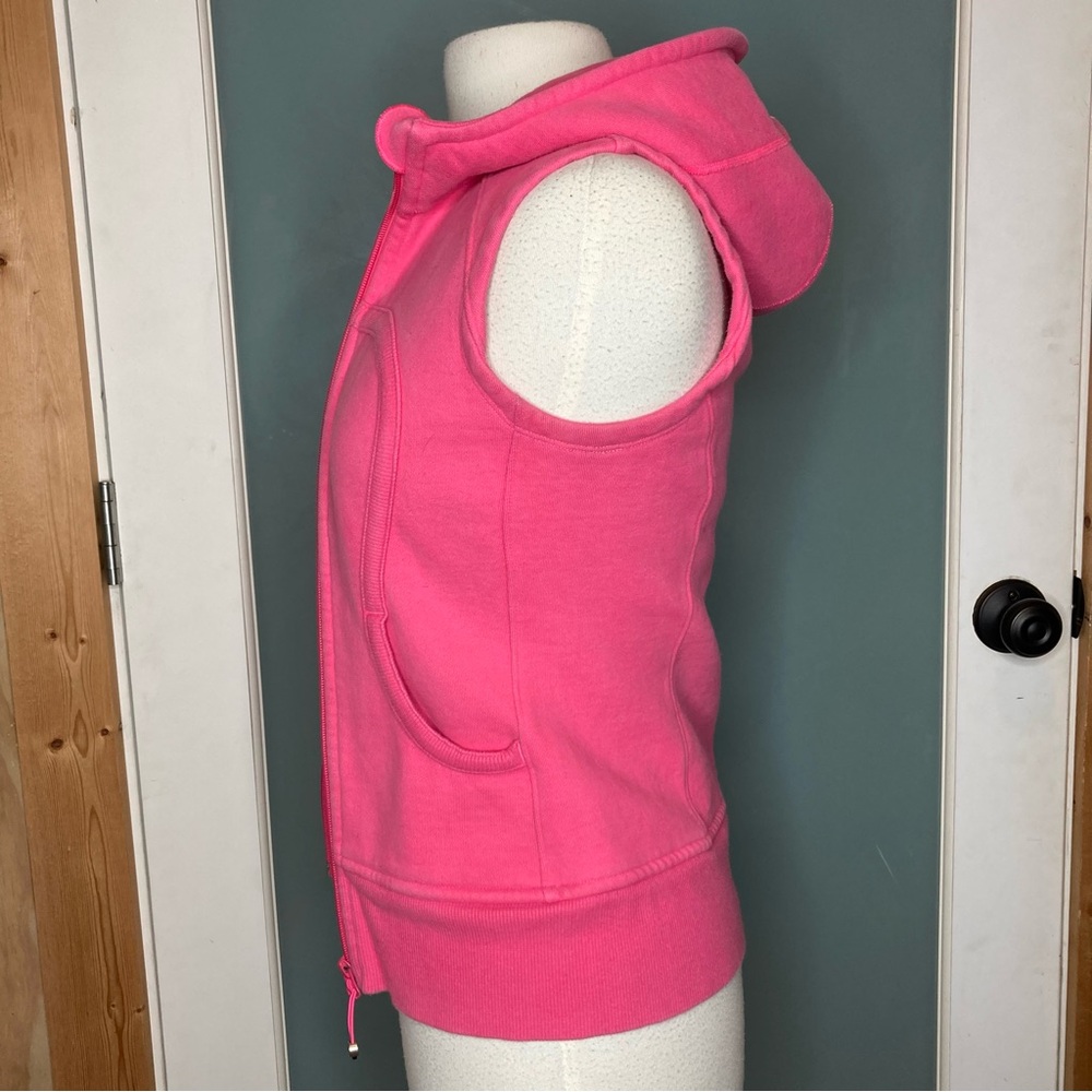 lululemon athletica Pink Sleeveless Hoodie